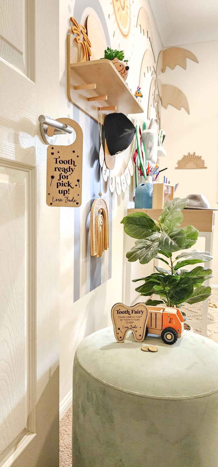 Tooth Fairy Dish & Hanger Bundle