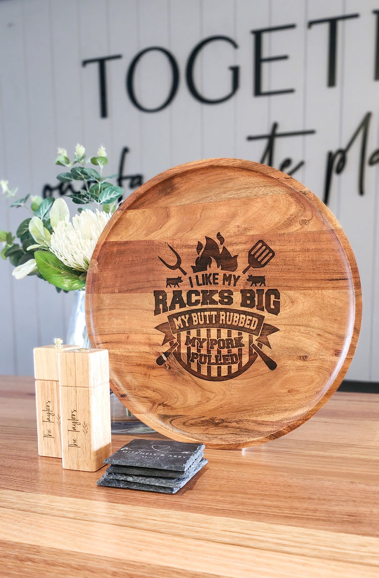 Round Timber Serving Board