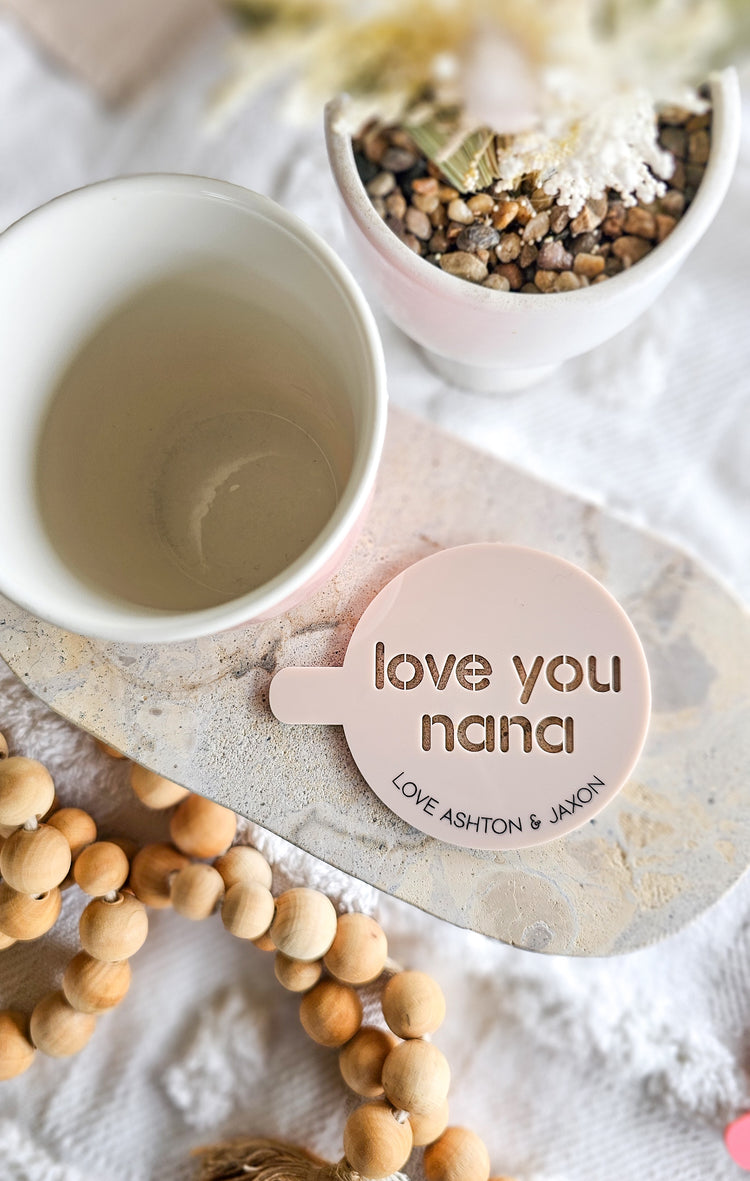 Personalised Coffee Stencil