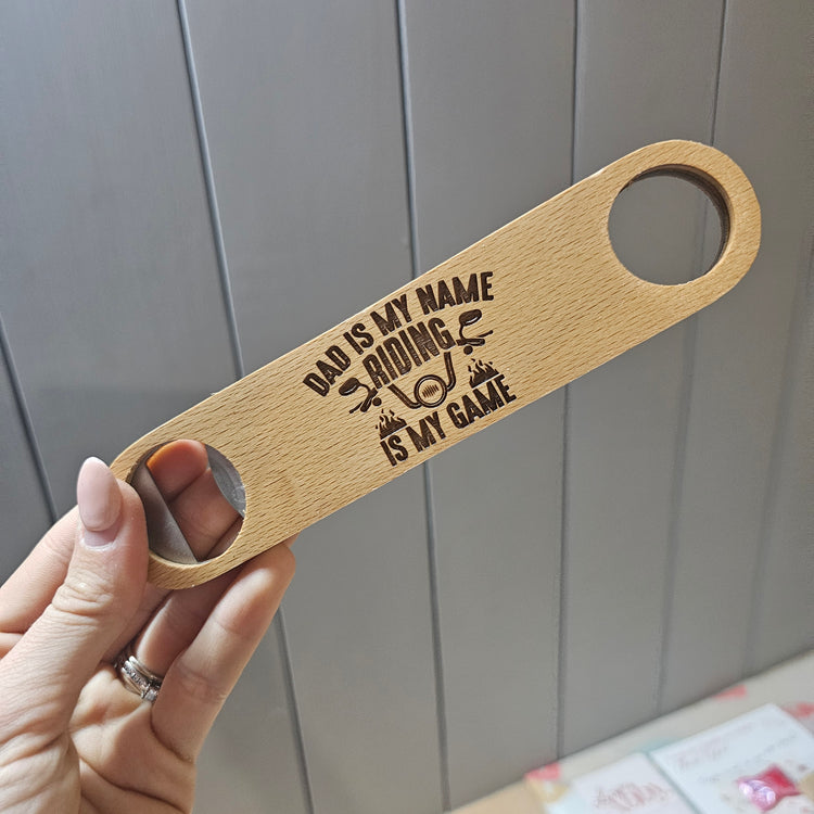 *Bottle opener - riding