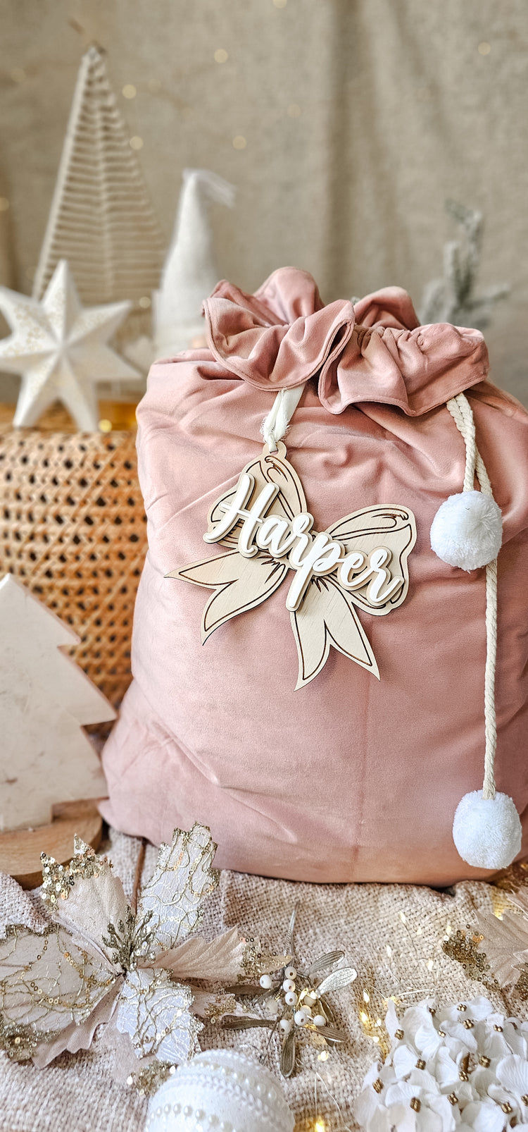 Deluxe Velvet Santa Sack- Multiple Colours (SACK ONLY)