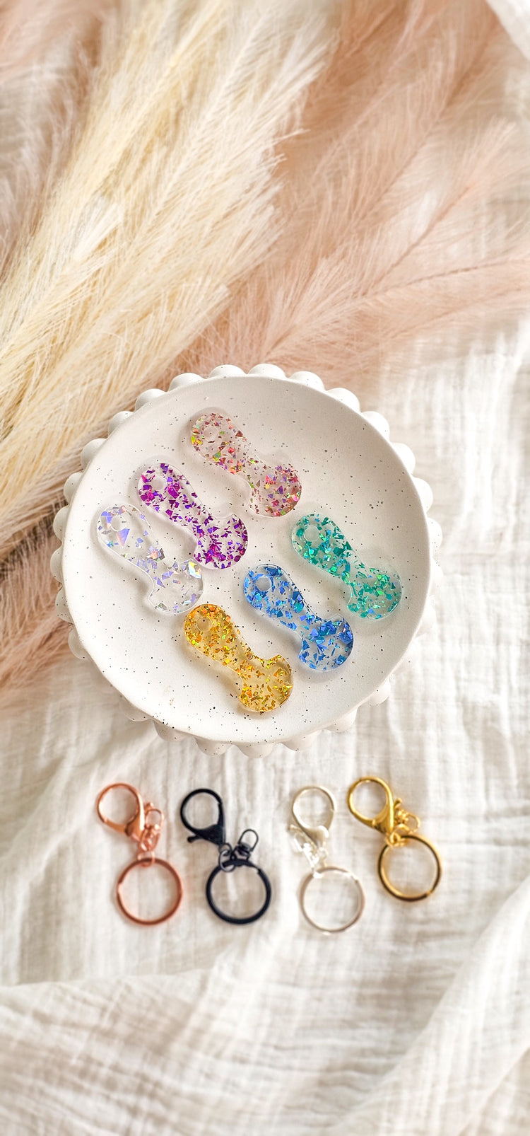 Trolley Token - Glitter Acrylic
