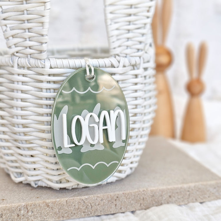 Easter Personalised Acrylic Tag - Multiple Designs