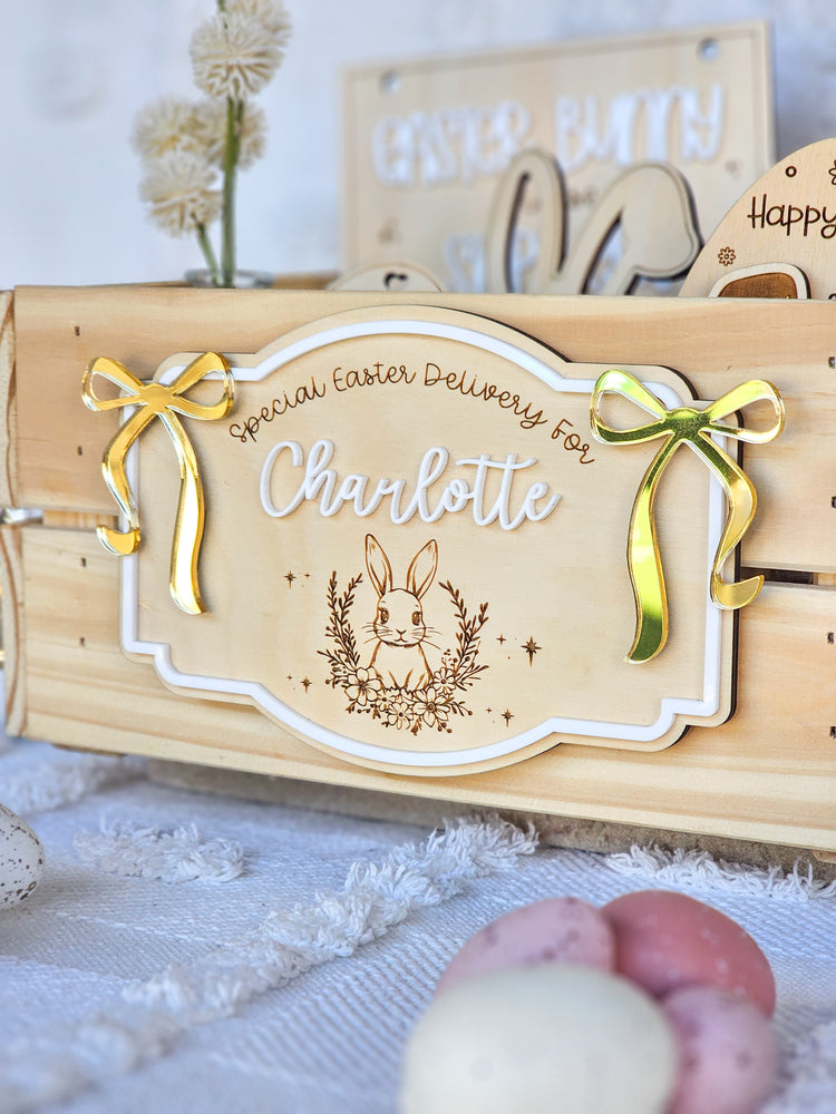 Easter Crate | Bunny Bows