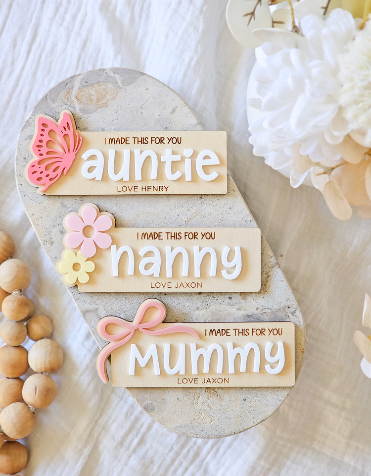 Look what I made artwork magnet - Mother's Day