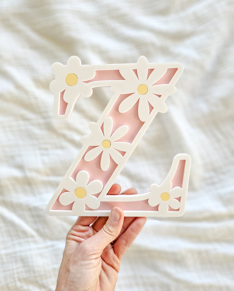 Daisy Layered Letters