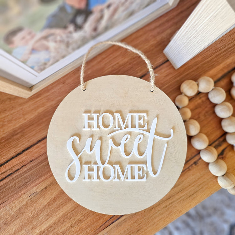 Home Sweet Home Plaque