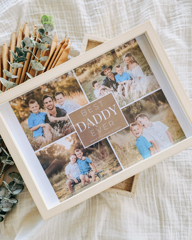 Father's Day Photo Collage Frame - Best Dad Ever