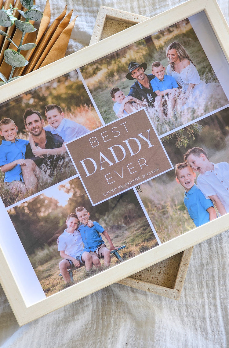 Father's Day Photo Collage Frame - Best Dad Ever