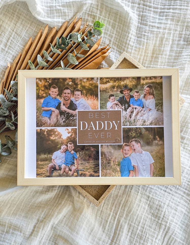 Father's Day Photo Collage Frame - Best Dad Ever