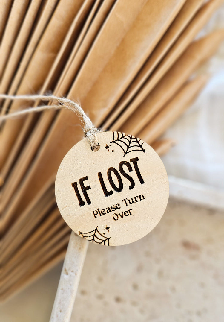 Halloween Identification/ Lost Tag for kids
