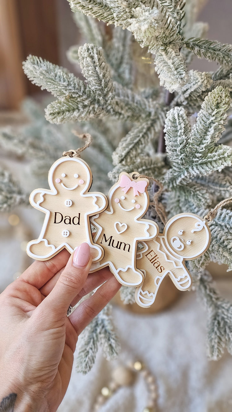 Family Gingerbread Ornament