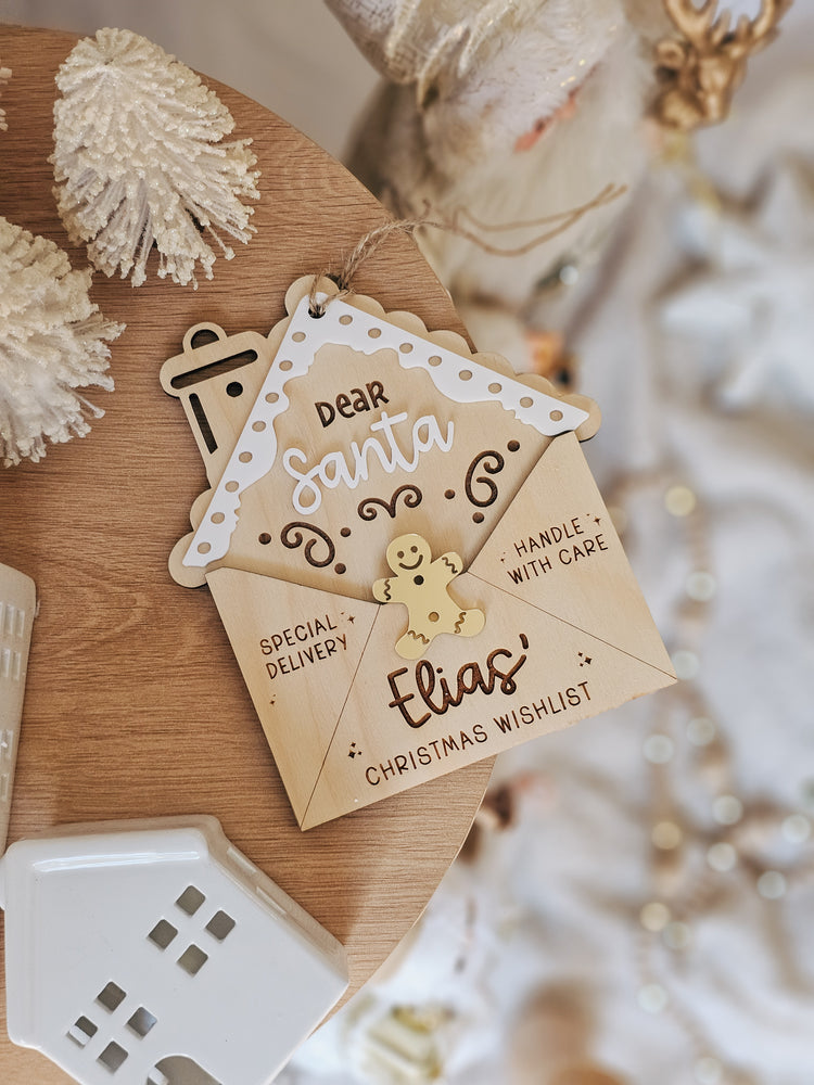 Dear Santa - Gingerbread Letter to Santa Envelope