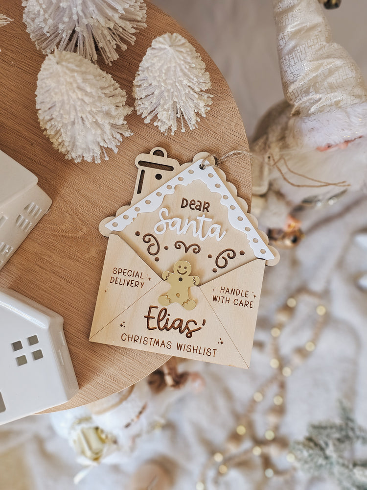 Dear Santa - Gingerbread Letter to Santa Envelope