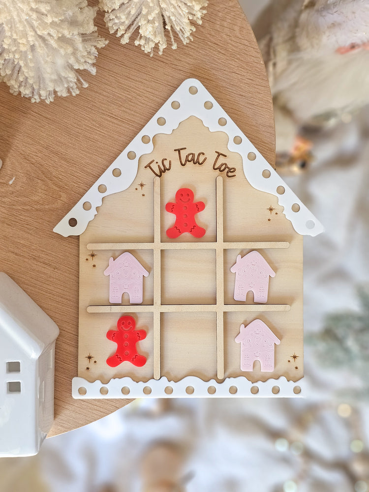 Gingerbread Tic Tac Toe Board