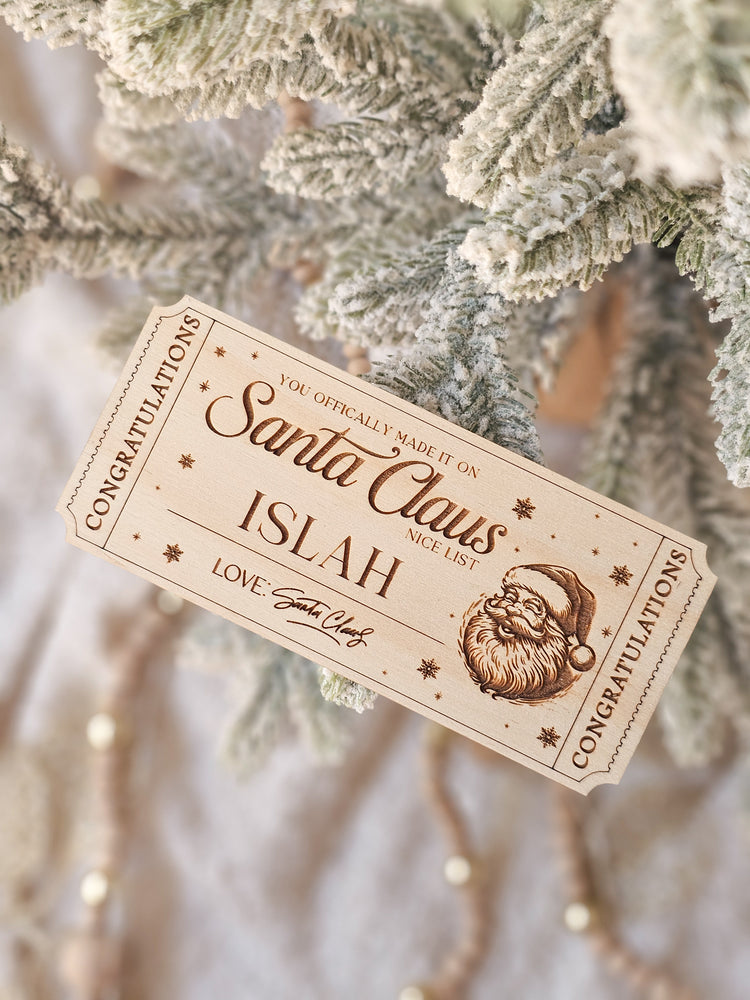 Santa's Nice List Ticket