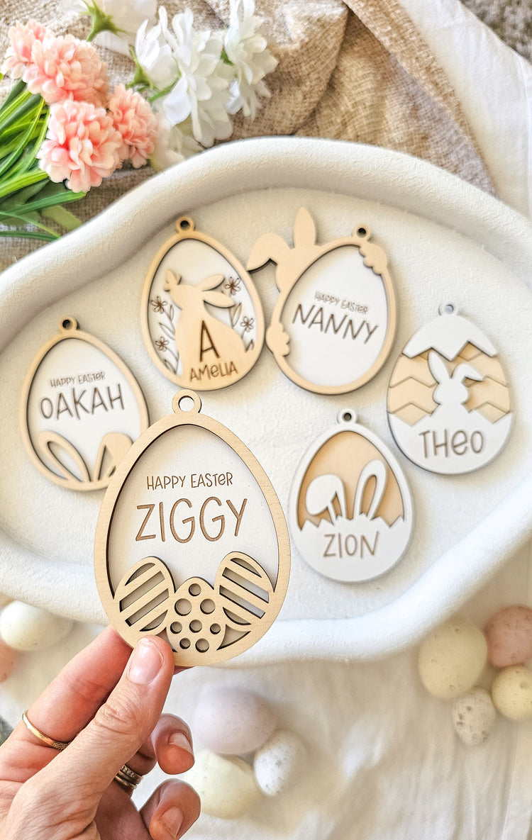 Bunny Layered Easter Tag - Multiple Designs