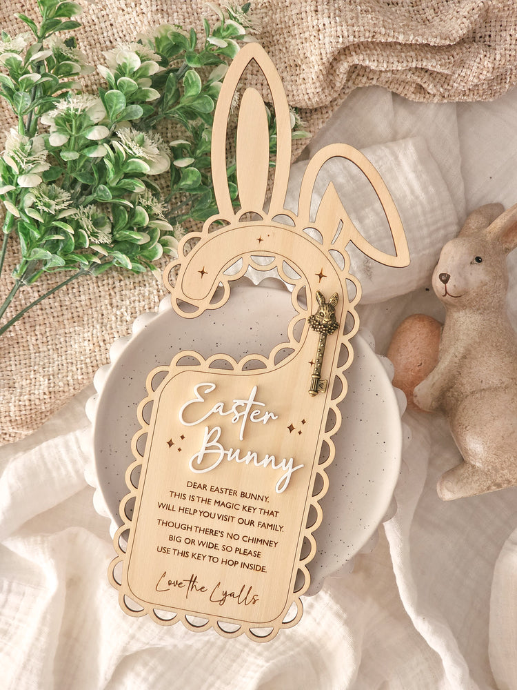 Vintage Easter Magic Key Door Hanger - Design 1