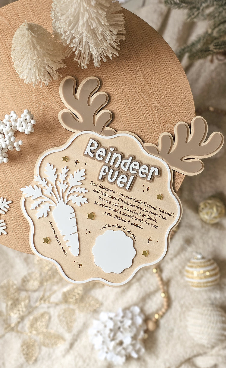 Reindeer Refuel Station Treat Tray | Ear Design