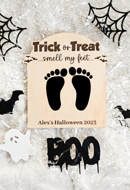 Franken Cute & Trick or Treat Plaque Bundle