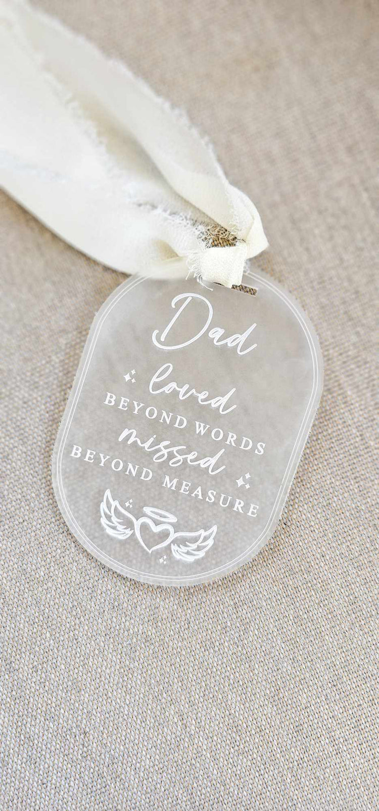 Loved beyond words, missed beyond measure Ornament
