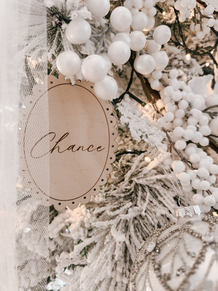Vintage Personalised Christmas Ornament