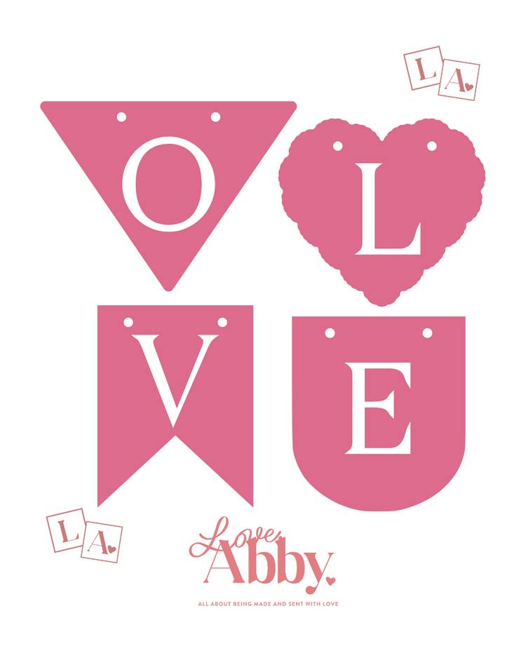 Personalised Acrylic Bunting