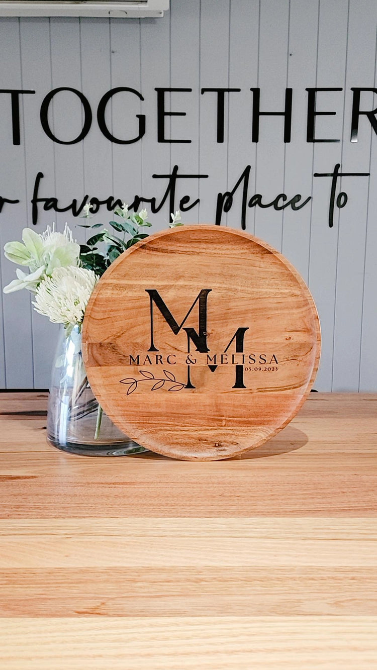 Round Serving Board
