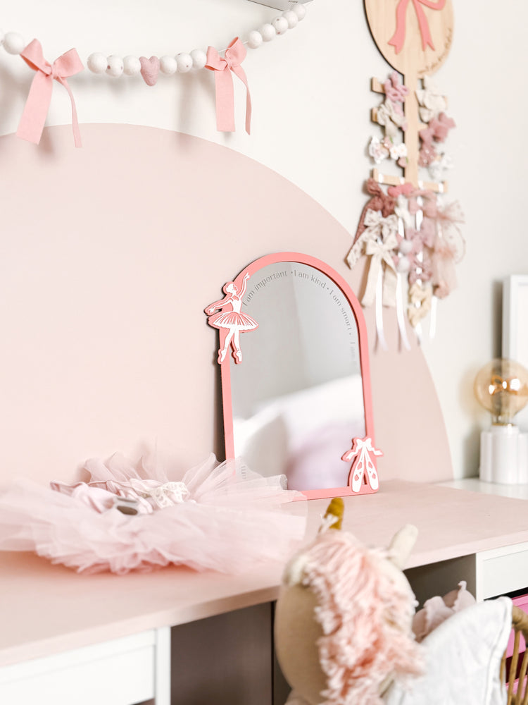 Personalised Daily Affirmation Mirror - Ballerina
