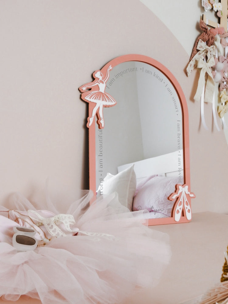 Personalised Daily Affirmation Mirror - Ballerina