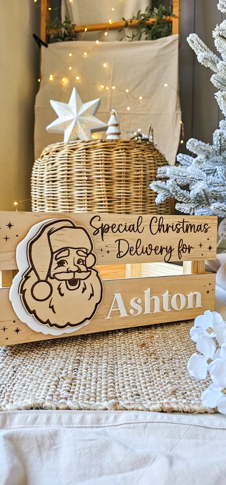 Christmas Crate - Acrylic
