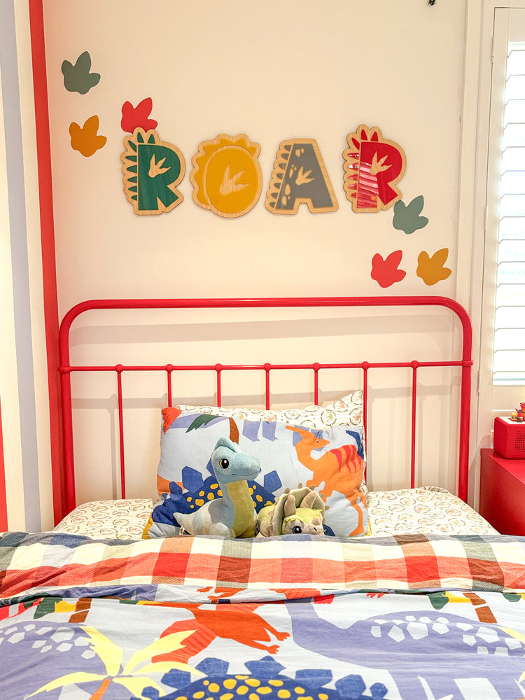 Spikey Dinosaur Wall Letters