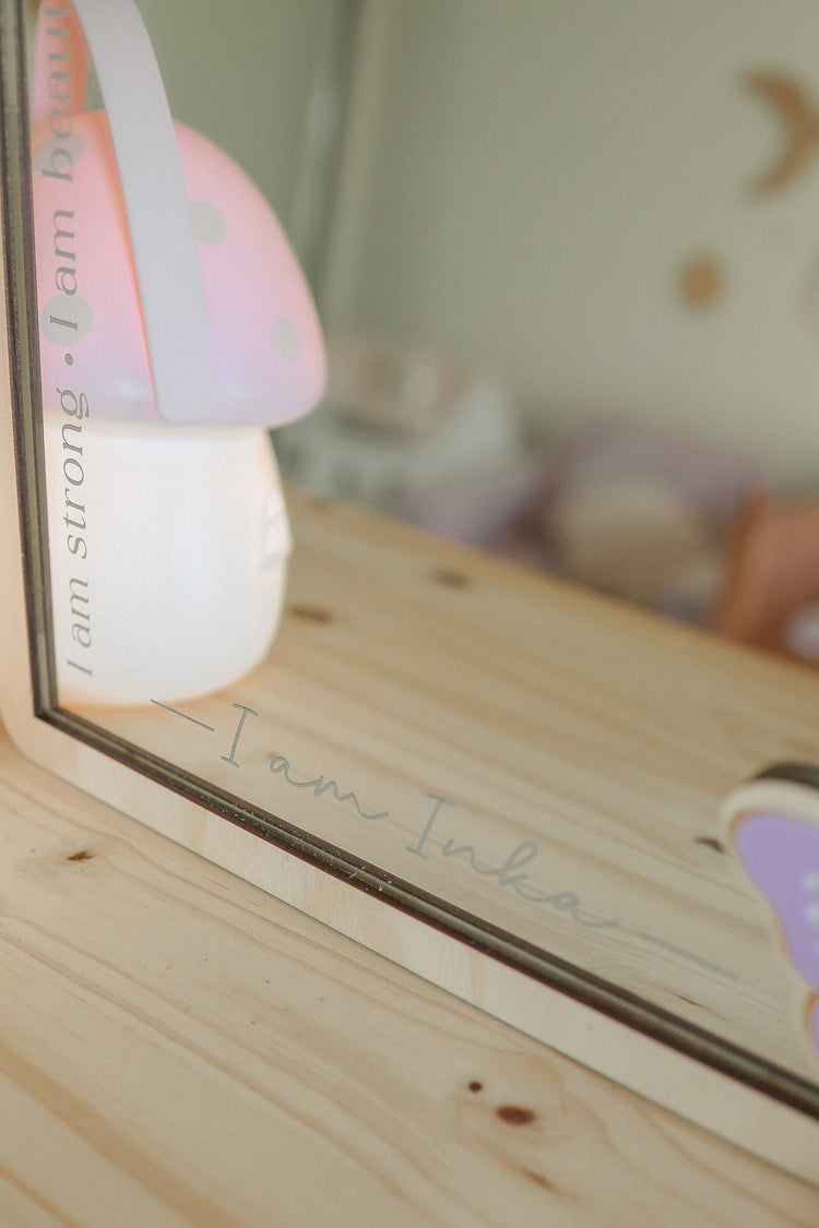 Personalised Daily Affirmation Mirror - Butterfly