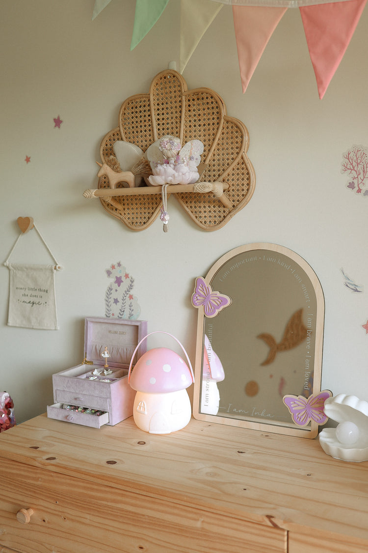 Personalised Daily Affirmation Mirror - Butterfly