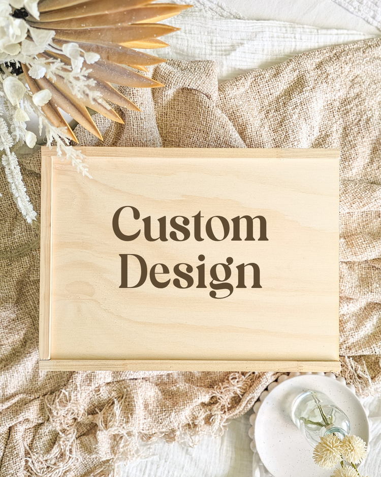 Wooden Keepsake Box - Custom Design