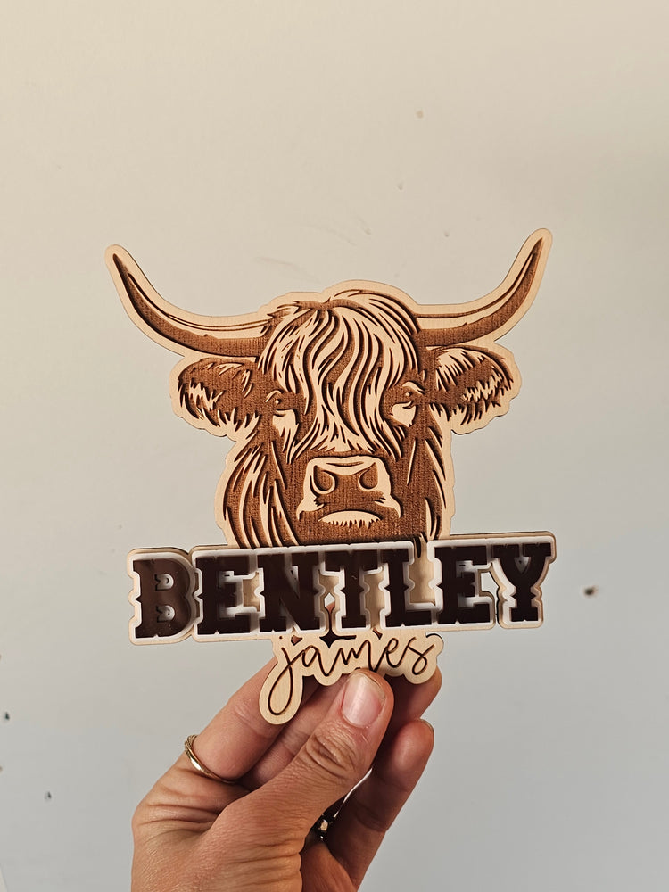 Name plaque - bentley