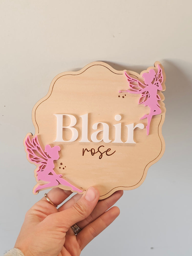 Name plaque - blair