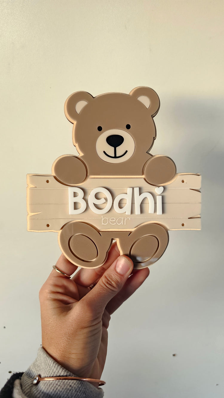 Name plaque - bodhi