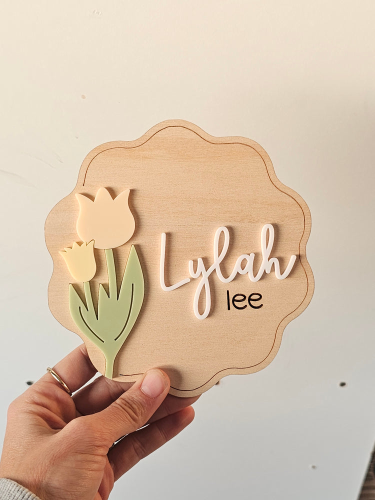 Name plaque - lylah
