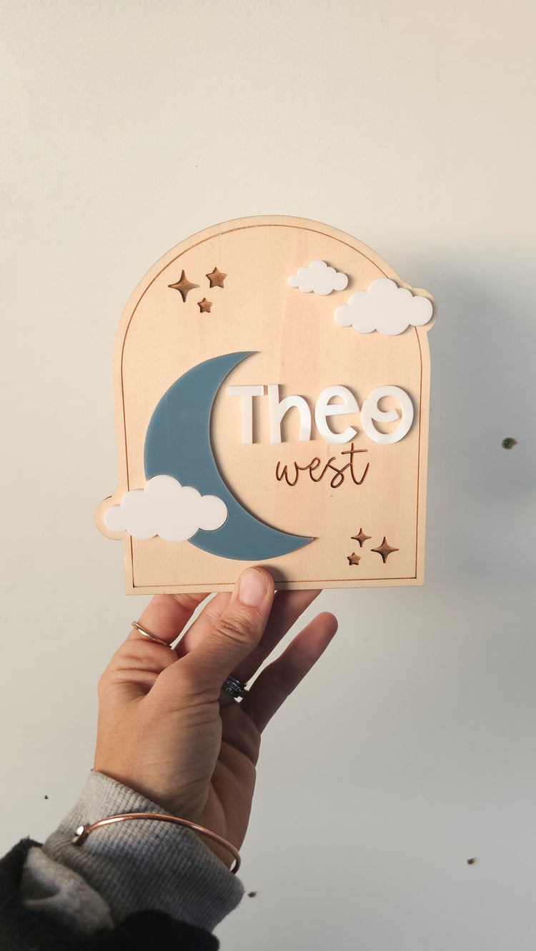 Name plaque - theo