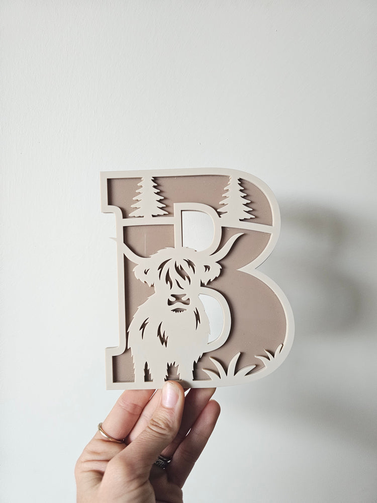Highland letter B