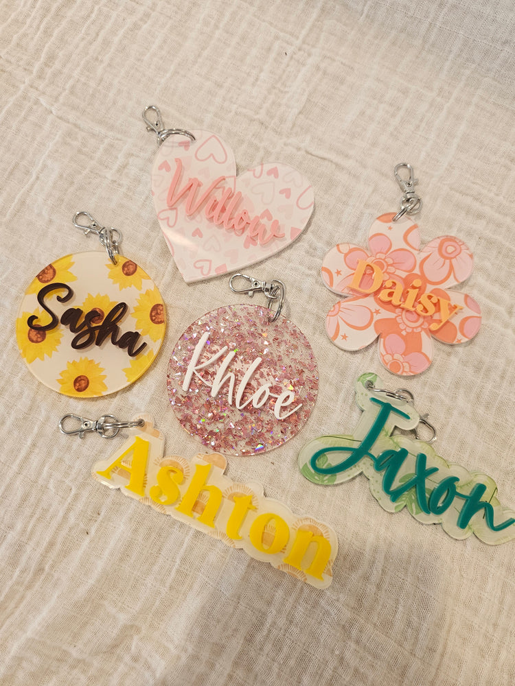 Personalised keyrings - OM