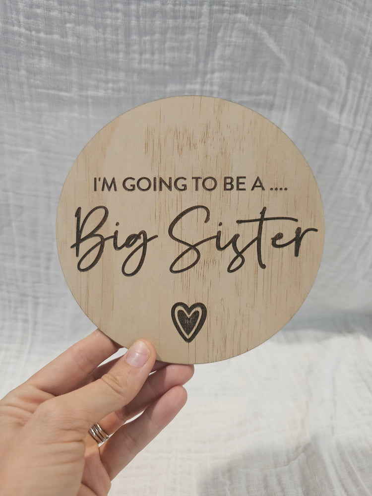 I'm going to be a big sister