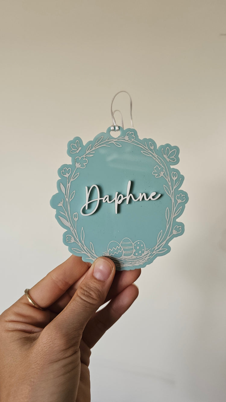 Heirloom easter tag - Daphne