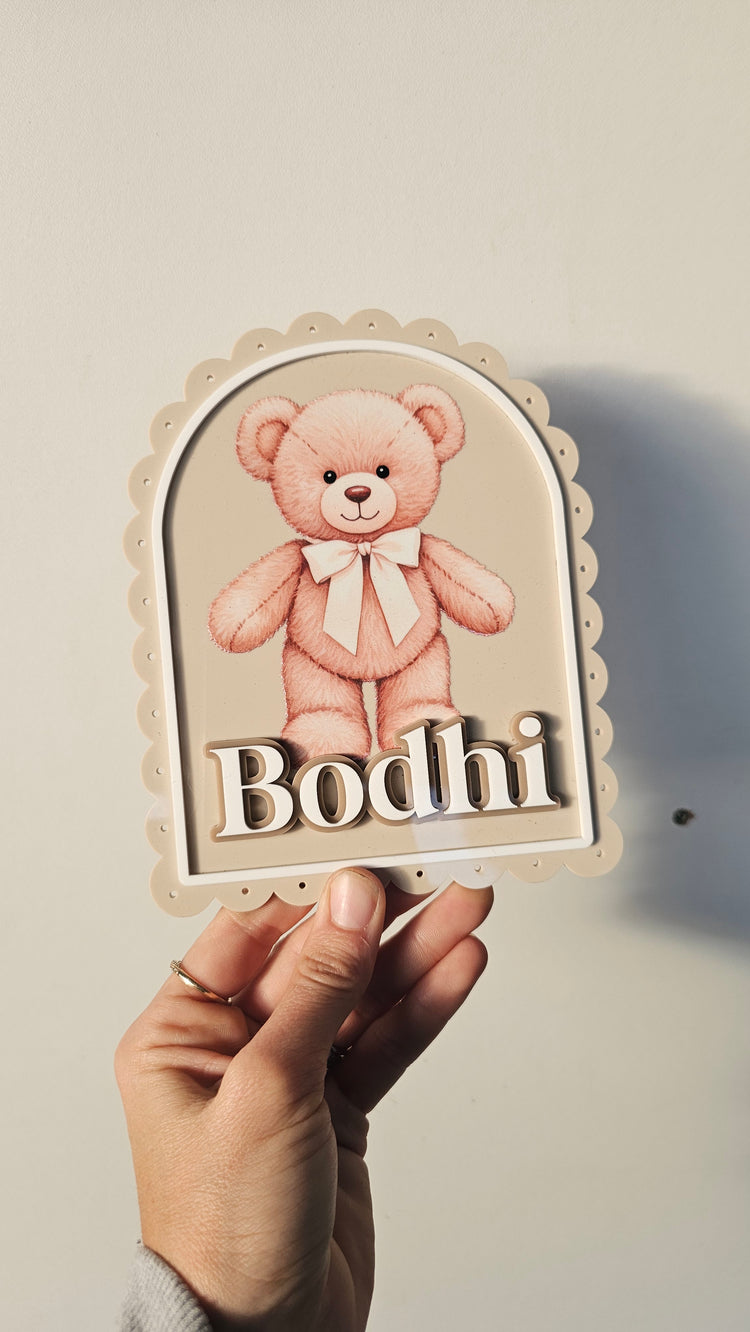 Name plaque - bodhi