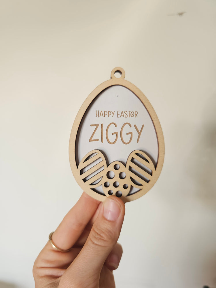 Bunny layered tag - Ziggy