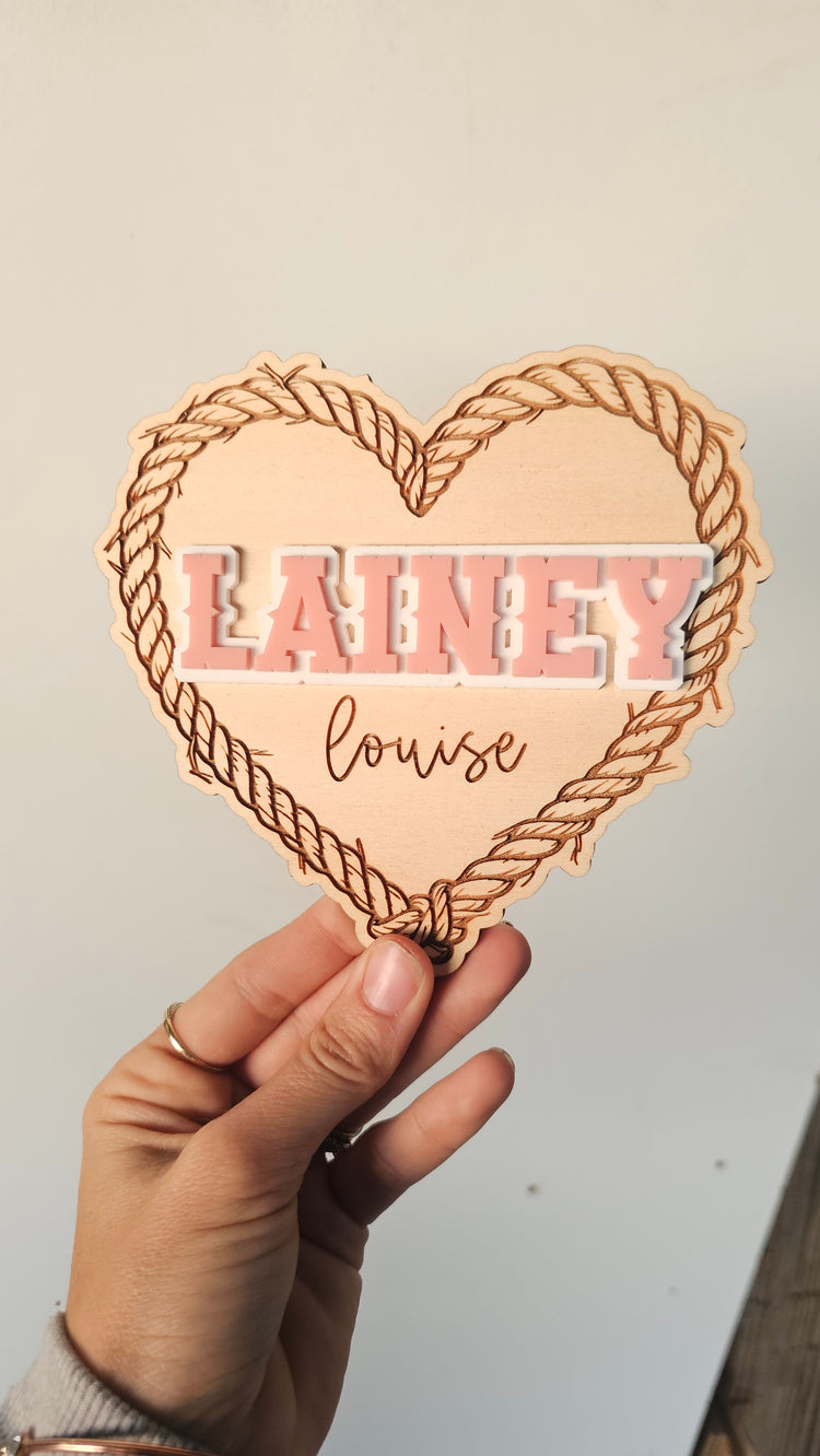 Name plaque - lainey