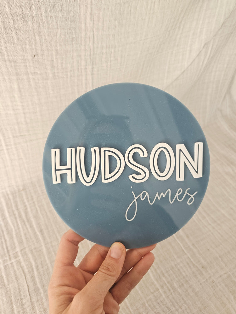 Hudson James plaque - OM