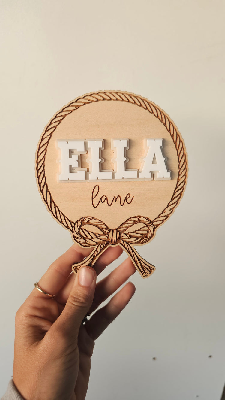 Name plaque - ella