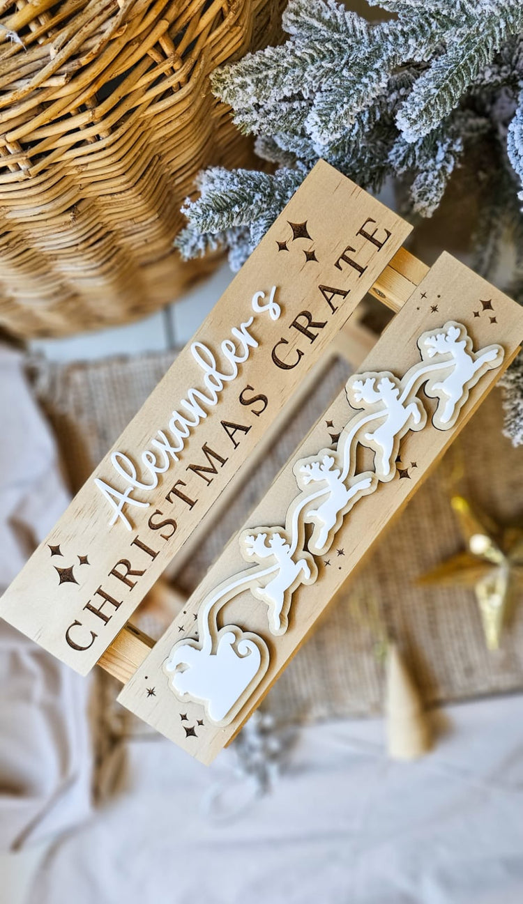 Christmas Crate - Acrylic